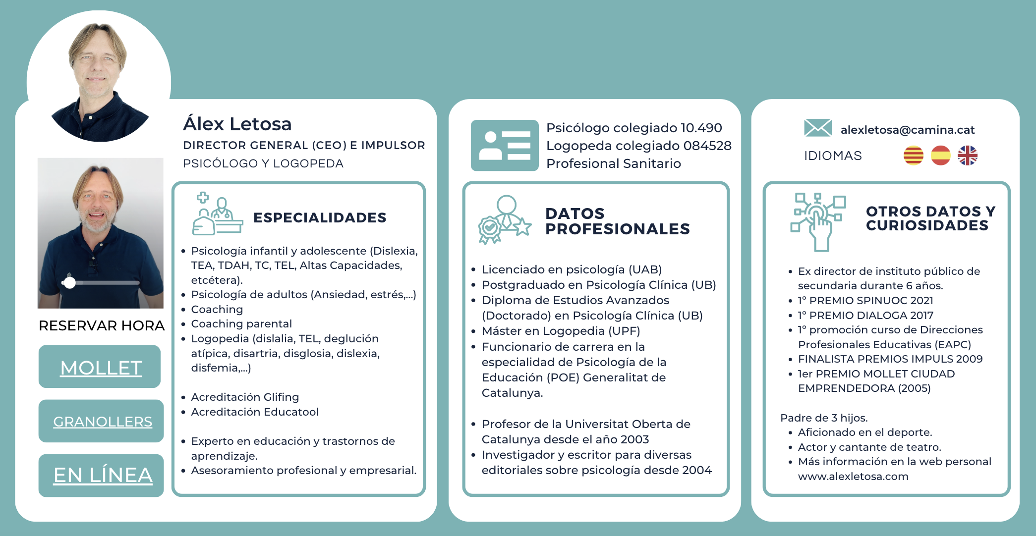descripcion alex letosa
